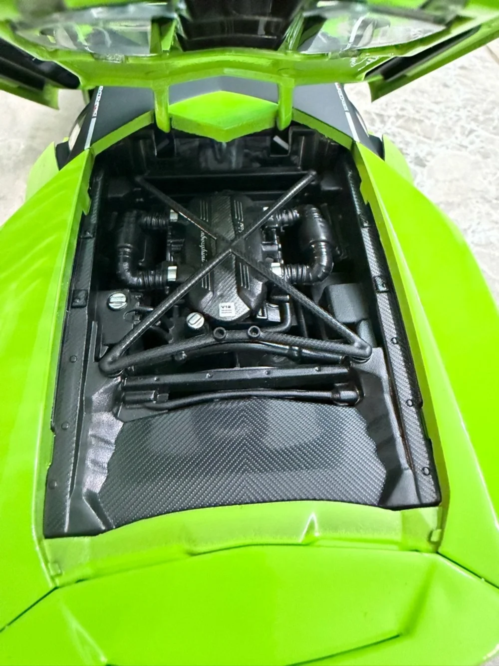 Neon Green Diecast Lamborghini Centenario Sports Car